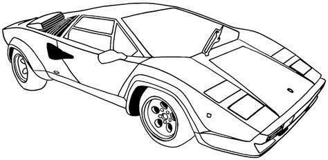 sports cars coloring pages printable