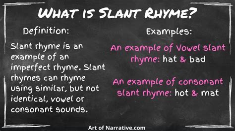 rhyme scheme definition  examples  art  narrative