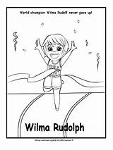 Rudolph Wilma sketch template