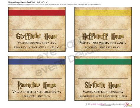 harry potter food labels page  harry potter candy harry potter