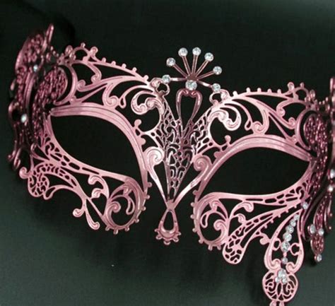 rose gold mask for masquerade venetian fantasy masks