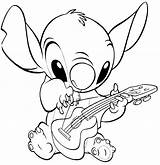 Stitch Disney Coloring Pages Characters Walt Fanpop sketch template