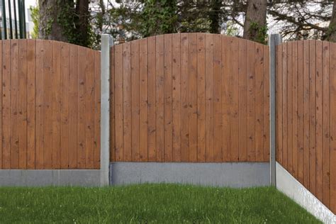 arched top panel glanmire garden fencing precast