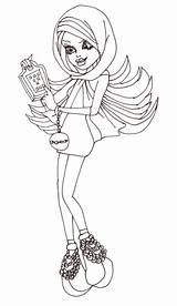 Monster High Coloring Pages Spectra Printable Vondergeist 1600 Sweet Print Pet December sketch template