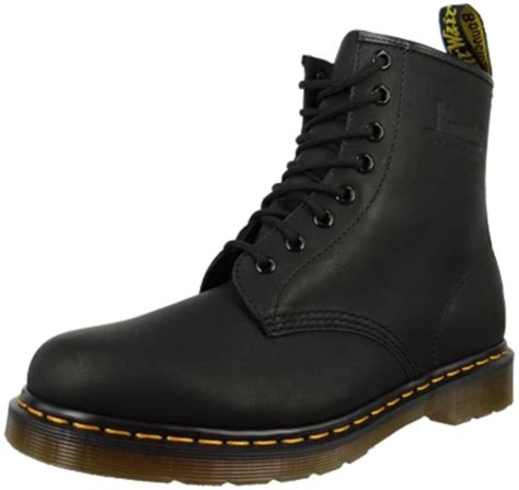 buy dr martens  greasy black   today  deals  idealocouk