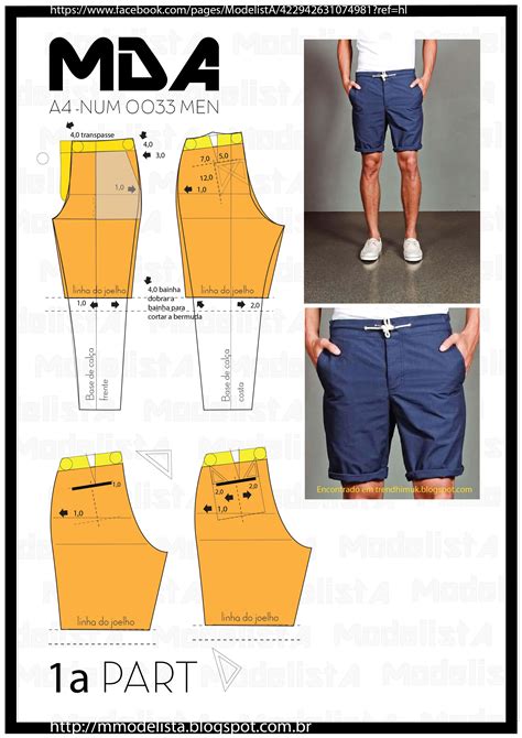 mens shorts pattern effortless style   season printable