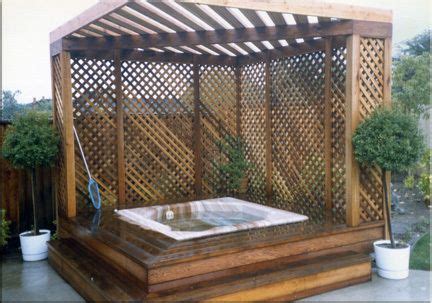 52 Best Hot Tub Screening Ideas Images On Pinterest Privacy Fences