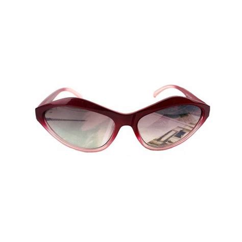 retro claret red cat eye frame sunglasses 9 90 liked on polyvore