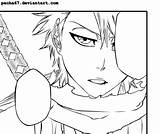 Bleach Coloring Pages Anime Lineart Manga Popular Getcolorings Clipart Library Coloringhome sketch template