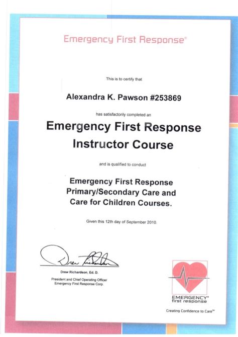 emergency  response emergency  response instructor