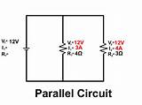 Parallel Current Circuits sketch template