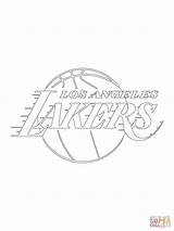 Lakers Coloring Logo Pages Los Angeles Printable Drawing Seahawks Nba 76ers Seattle Color Sport La Dodgers Getcolorings Supercoloring Philadelphia Paintingvalley sketch template