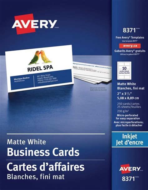 avery business card template   pages cards design templates