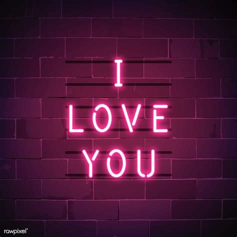 love  neon sign vector  image  rawpixelcom ningzk