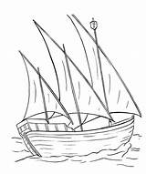 Boat Coloringhome sketch template
