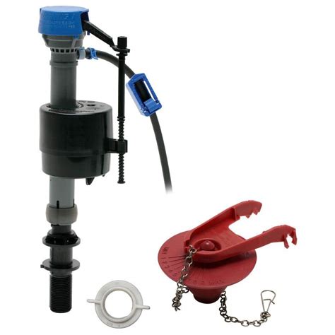 fluidmaster performax toilet fill valve  flapper repair kit carhrp  home depot