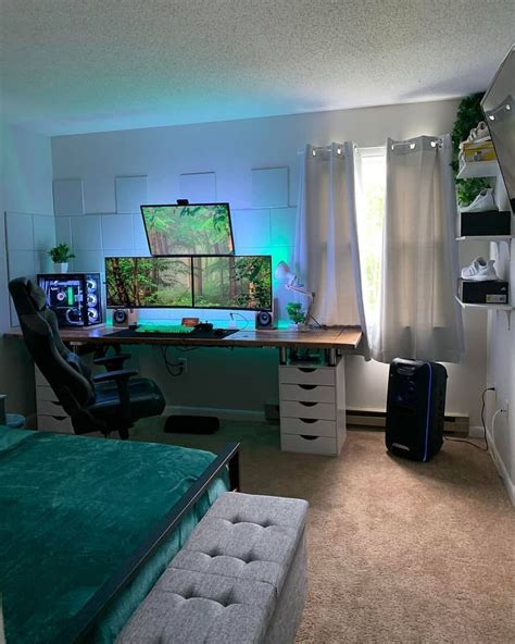 nice room setup gaming gaming pc room desk workspace diy