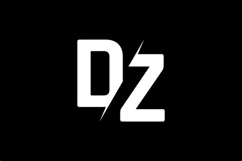 monogram dz logo graphic  greenlines studios creative fabrica