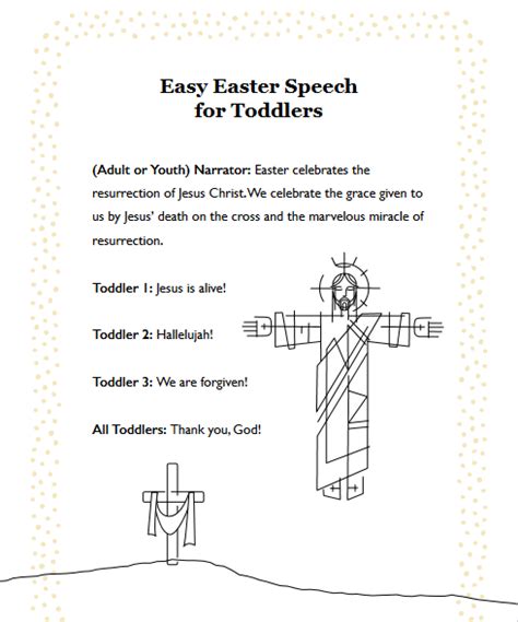 easter speeches   kids youth toddlers