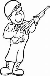 Coloring Soldier Shout Wecoloringpage Pages sketch template
