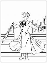 Poppins Mary Coloring Pages Kids Sheets Print Few Details Disney Printable sketch template