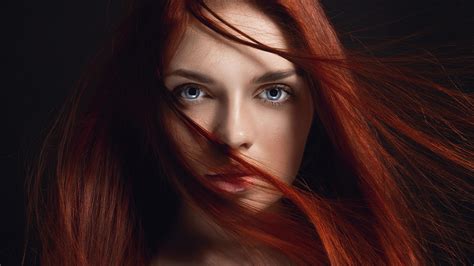 3840x2160 Redhead Girl Hairs On Face 4k 5k 4k Hd 4k Wallpapers Images