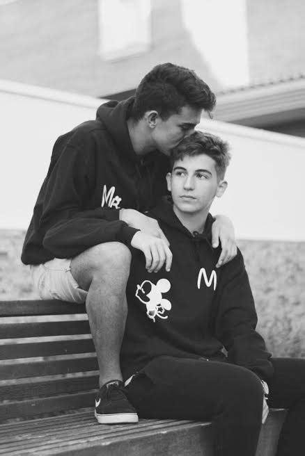 lgbt gay matching couple shirts for mr with very cute little kissing mickey mouse married with