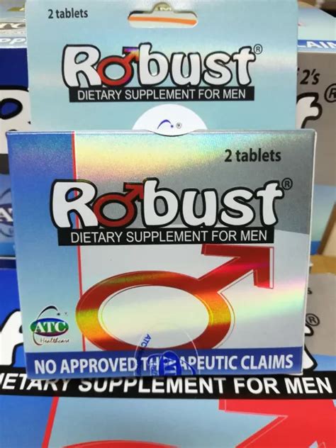 Robust Dietary Supplement For Men 2 Tablet Lazada Ph
