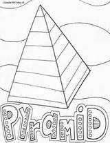 Pyramid Classroomdoodles sketch template