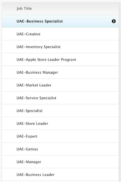 apple  open   retail store  uae reveal job listings iphone  canada blog