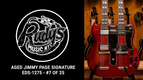 aged jimmy page signature eds  demo rudys  shop youtube