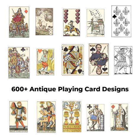 antique playing card designs