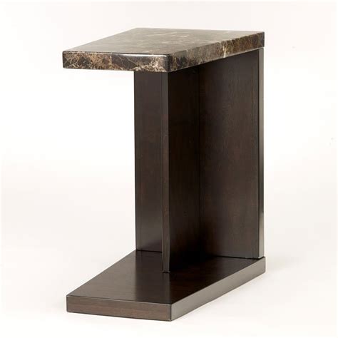 faux marble chairside  table  signature design  ashley