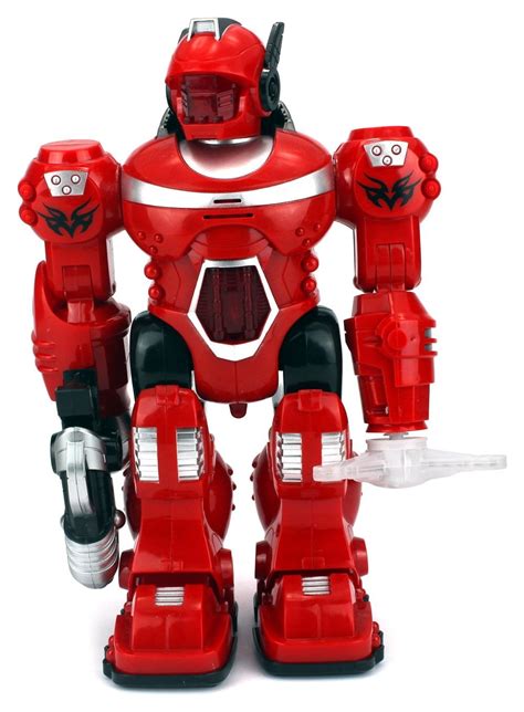 android general childrens toy robot figure  lights sounds