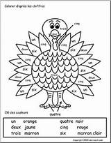 French Coloring Color Number Turkey Colorier Les Chiffres Apr Worksheet Thanksgiving Designlooter Abcteach Chiffre Le Spanish Worksheets Curated Reviewed sketch template