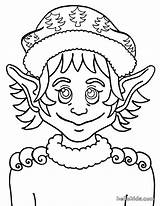 Ears Elf Coloring Pages Christmas Pointed Color Para Colorear Boy Library Clipart Spirit Duendes Santa Hellokids Choose Board Print Online sketch template