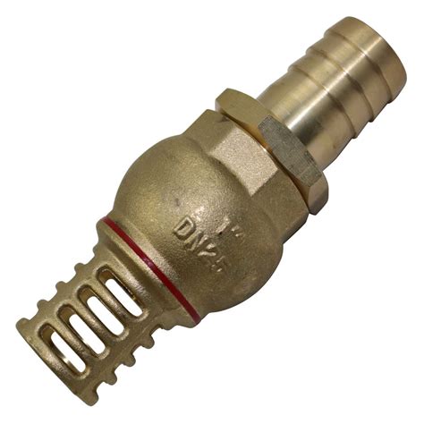 brass foot valve   mm bsp male thread strainer water pump hose suction jono johno