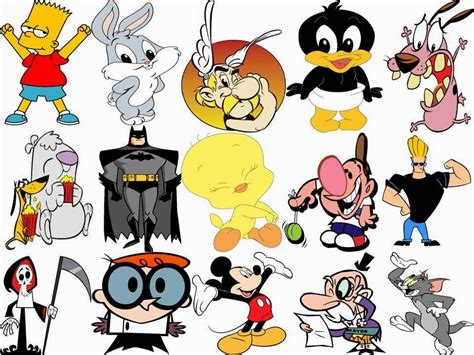 cinco libre  los personajes de dibujos animados uso vector ideal images