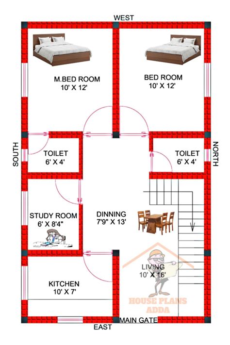 budget house plans bhk house plan  house plans house layout
