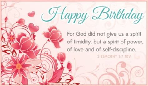 Free 2 Timothy 1 7 Niv Ecard Email Free Personalized Birthday Cards