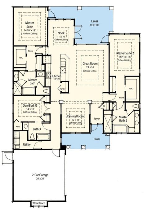 plan zr dual master suite energy saver master suite floor plan bedroom house plans