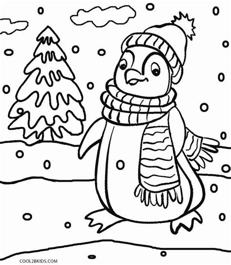 printable penguin coloring pages  kids coolbkids