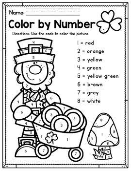 st patricks day preschool worksheets march distance learning st
