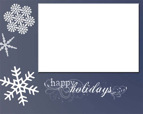 printable holiday card template