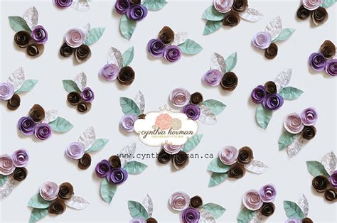 paper flowers purple backdrops canada