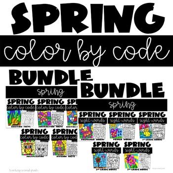 spring coloring pages  teaching  grade tpt