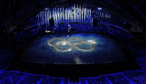 Russia Pokes Fun At Olympic Ring Malfunction In Closing Ceremony