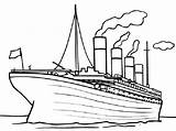 Titanic Pages Kolorowanki Dla Ausmalen Ausmalbilder Bestcoloringpagesforkids Cliparts Iceberg Rms sketch template