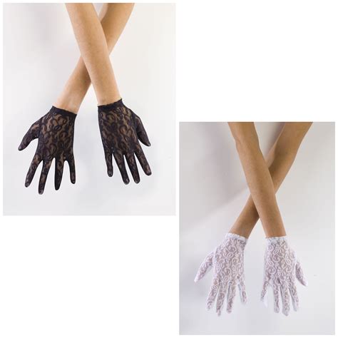 lace gloves black  white beauty   beast costumes chattanooga