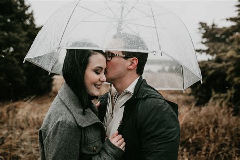 Megan And Brooks Rainy And Romantic Surprise Proposal